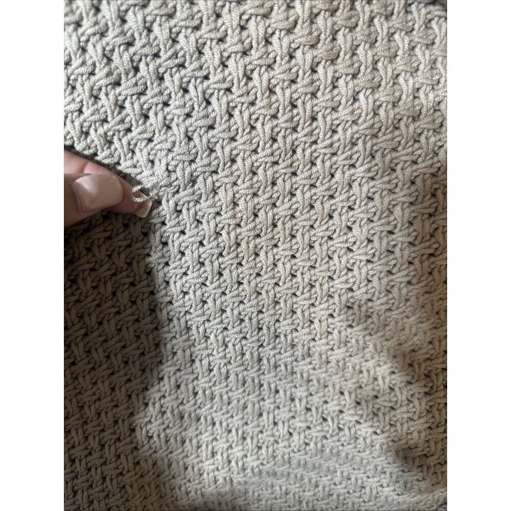 Women’s Soft Surroundings Knitted Cardigan Sweater Belted Brown Plus 1X - Picture 7 of 14